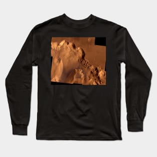 Examination of Mars, NASA's Viking 1 spacecraft, images of Valles Marineris Long Sleeve T-Shirt